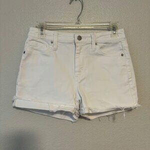 Universal Thread Womens White jean Shorts size 25